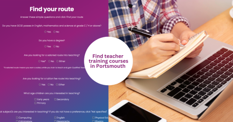 Discover your teacher training routes in Portsmouth